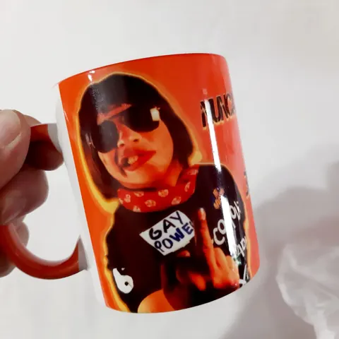 Taza Retrato en rojo