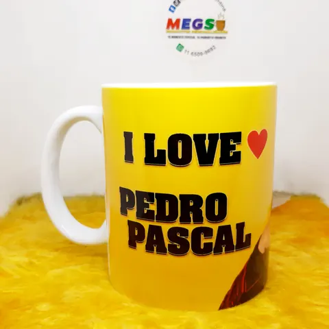 Taza I love Pedro Pascal