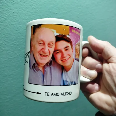 Taza Abuelo y nieto con fotos