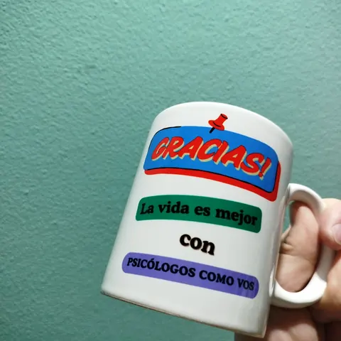 Taza Gracias por ser mi psicóloga