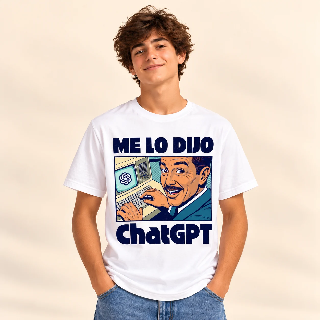 Remera “Me lo dijo ChatGPT”